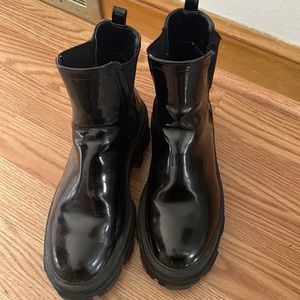 Platform Leather Boot